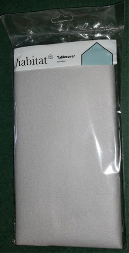 Habitat table cover silver - table,