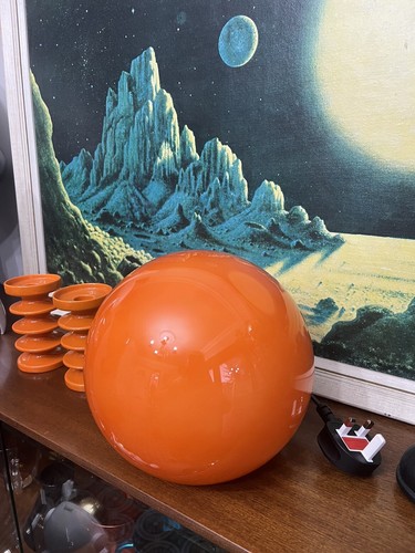Vintage habitat orange space - vintage,