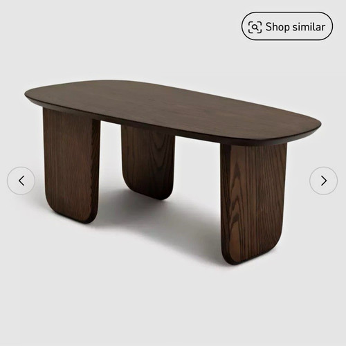 Habitat xylo oval - oval, coffee