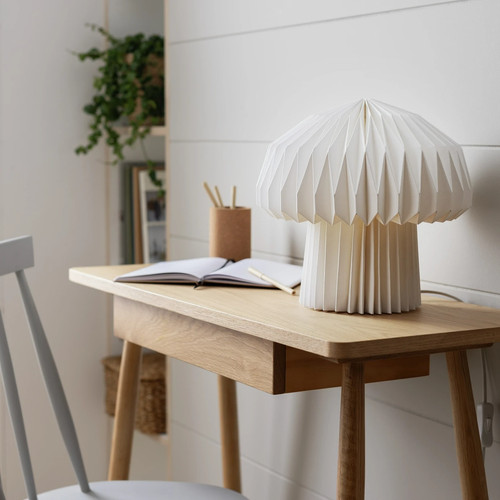 White origami paper table - paper,