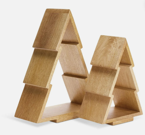 Mango wood christmas tree - wood,