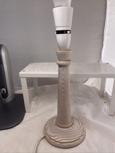 Habitat white wood table - habitat, lamp