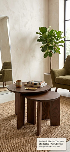 Habitat xylo solid wood nest - solid,