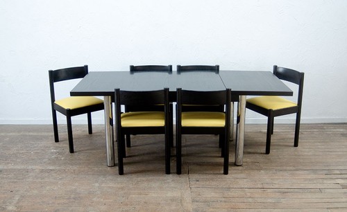 Black ash dining table - ash,
