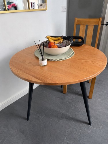 Three legged wooden habitat - three,