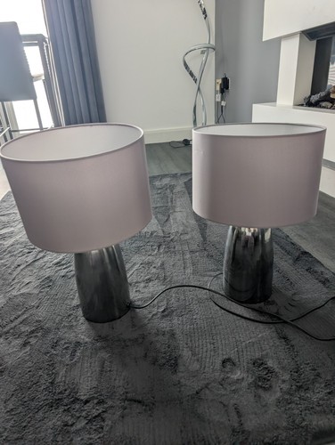 Table lamp pair - pair, of